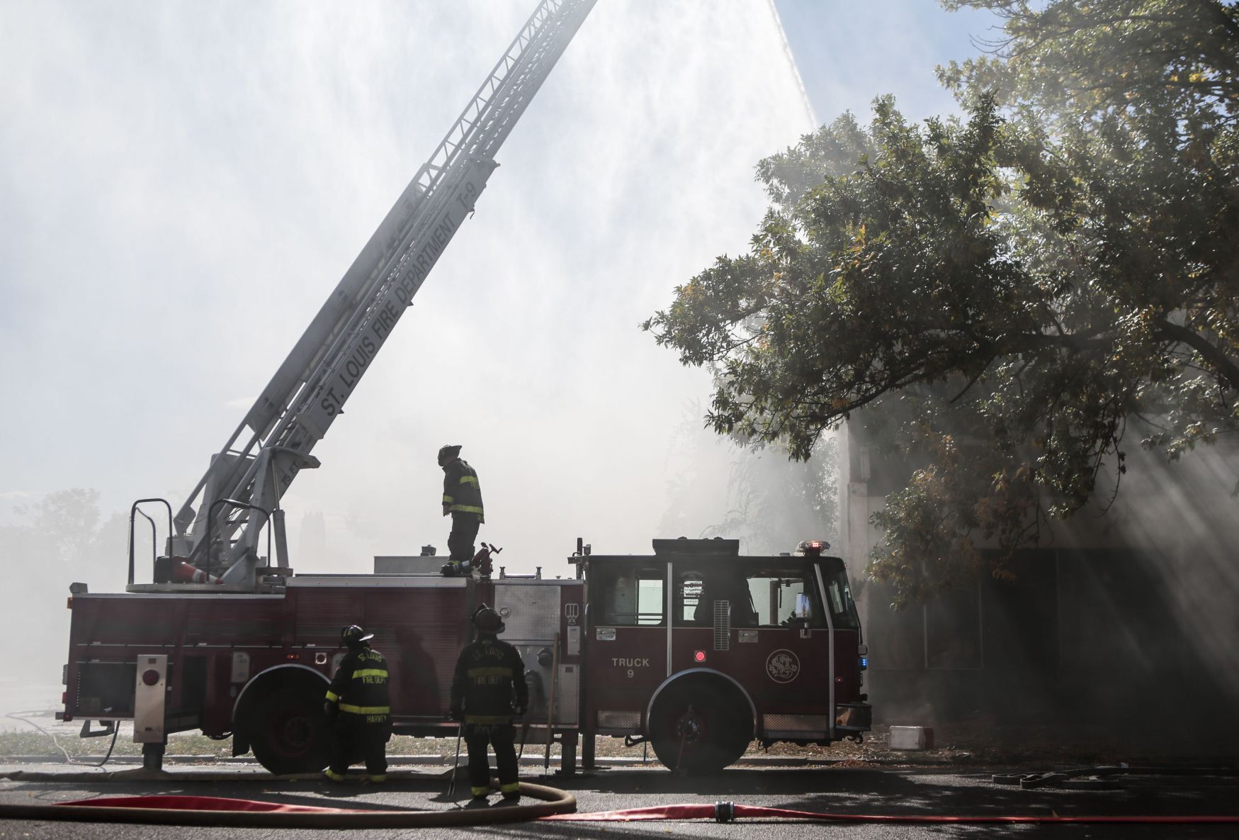 Warehouse Fire on St. Louis Avenue in St. Louis